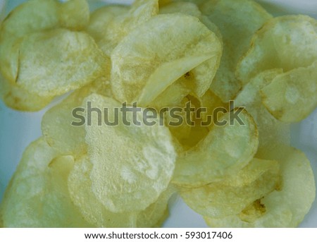 Similar – Image, Stock Photo Forbidden! Crisps Calorie