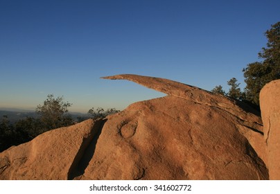 Potato Chip Rock, A Popular Geological Landmark, California