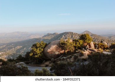 Potato Chip Rock Trail View In Mount Woodson In Poway California