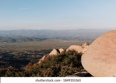 Potato Chip Rock Trail View From Mount Woodson In Poway California