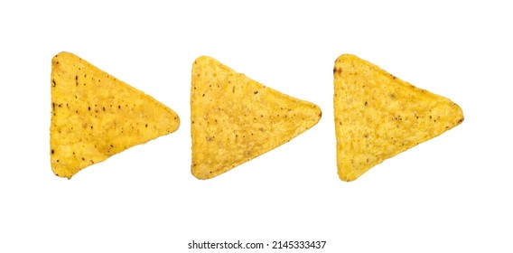 potato chips, as arrow pointer