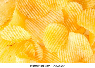 Potato Chips Background