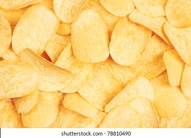 Potato Chips Background