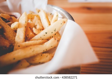 Potato Frenchfries on a dish