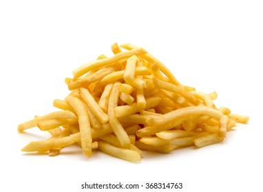 Potato Fry On White Isolated Background Stock Photo 368314763 