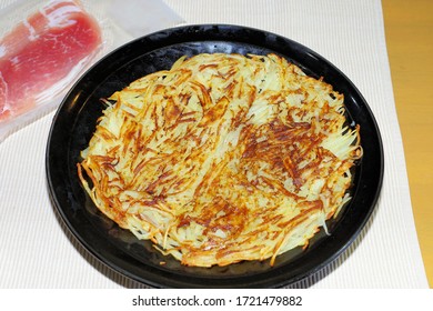 Potato Galette On A Plate.