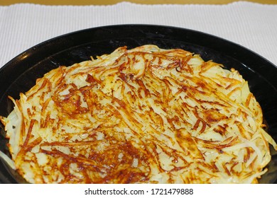 Potato Galette On A Plate.