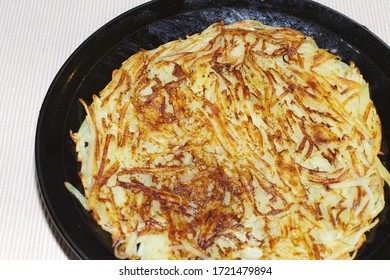 Potato Galette On A Plate.