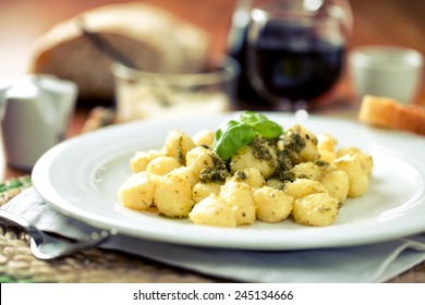 Potato Gnocchi With Pesto