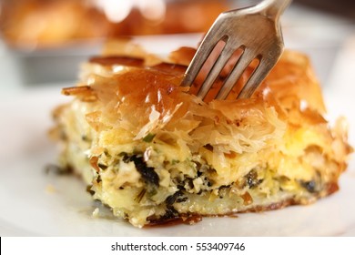 Potato And Leek Filo Pie