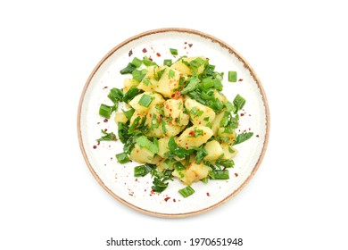 Potato Salad Isolated On White Background