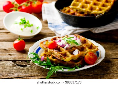 Waffles salad Images, Stock Photos & Vectors | Shutterstock