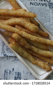 Potatoes Cheese Stick Is A Mashed Potato Snack Plus Seasoning And Cheese, Then Fried