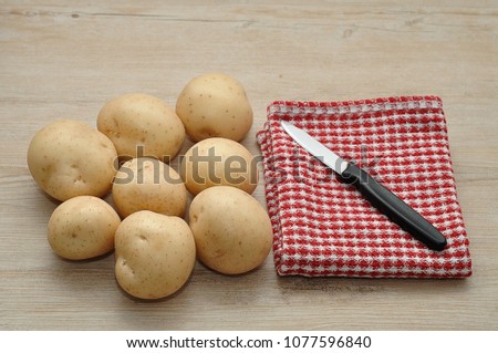 Similar – young fresh potatoes