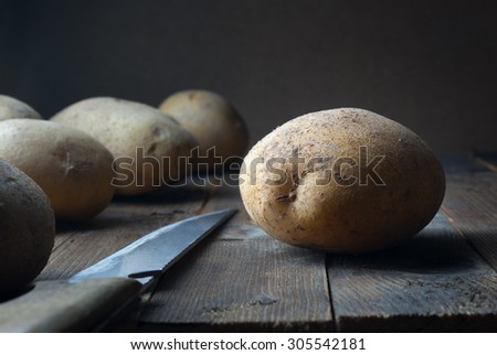 Similar – young fresh potatoes