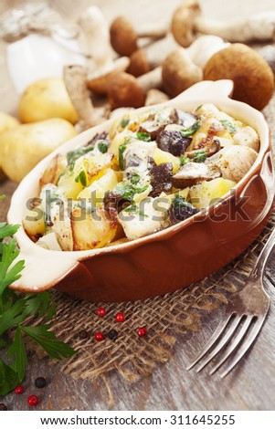 Similar – Image, Stock Photo mushroom Food Mushroom