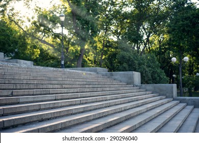 Potemkin Stairs Summer In Odessa