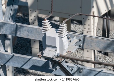 Potential Transformer Or PT In Electric Power Substattion.