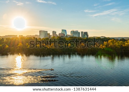 Potomac River Golden Hour View