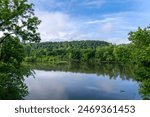 The Potomac River With Pristine Forest on the Banks of Maryland and West Virginia
