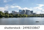 Potomac River and Skyline of Arlington, Virginia, USA (Summer)	