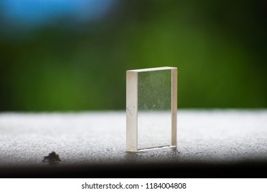 Potrait Of A Glass Slab