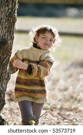 Potrait of a smiling little girl