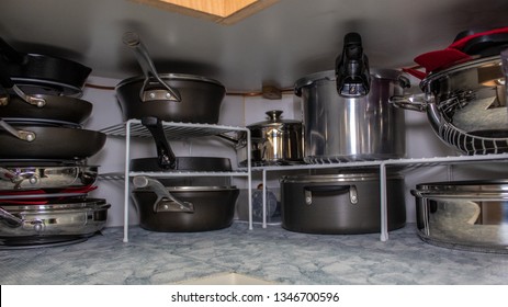 Pots And Pans Inside Corner Kitchen Cabinets