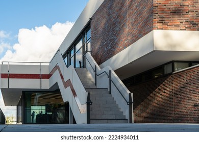 Potsdam Germany 2022: The Minsk Art House Is A Museum For Contemporary Art. The Building Of The Former Restaurant Minsk Was Renovated By The Industrialist And Patron Of The Arts Hasso Plattner.