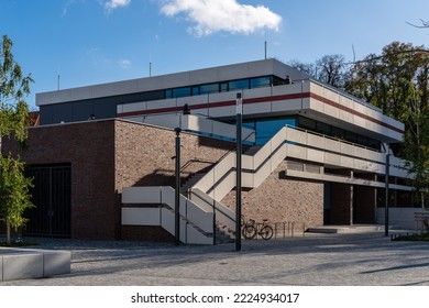 Potsdam Germany 2022: The Minsk Art House Is A Museum For Contemporary Art. The Building Of The Former Restaurant Minsk Was Renovated By The Industrialist And Patron Of The Arts Hasso Plattner.