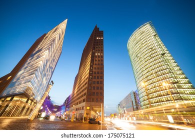 Potsdamer Platz In Berlin In Evening