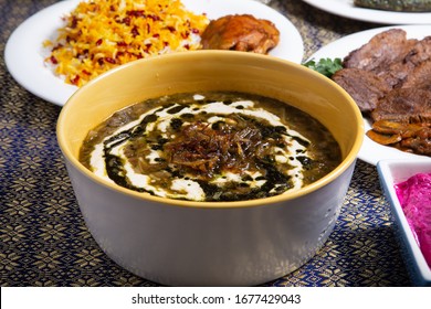 Pottage Ash With Lamb And Vegetables Iranian Cuisine