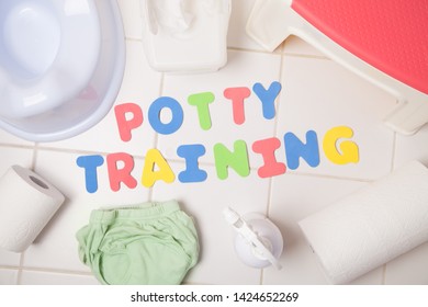 Potty Training Items In Bathroom