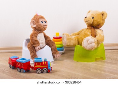  Potty Training Teddy Toy Monkey