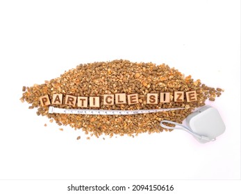 Poultry Feed Particle Size Measurement Illustration