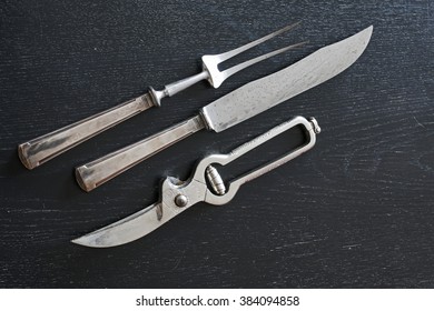 Poultry Shears And Carving Knives