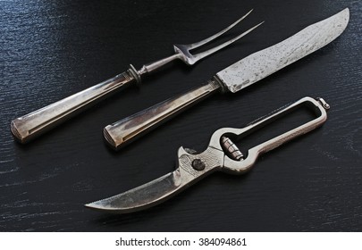 Poultry Shears And Carving Knives