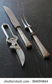 Poultry Shears And Carving Knives