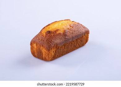 Pound Cake, Fruit Cake, Dried Fruit Cake Isolated On White Background.