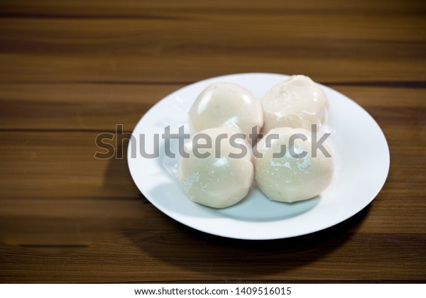 Pounded Yam Fufu Tuwo Traditional Meal Stock Photo (Edit Now) 1409516015