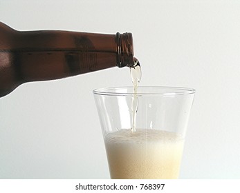 pouring a beer