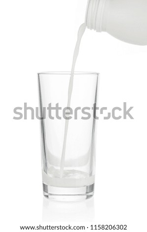 Similar – Image, Stock Photo Pouring the milk arch Milk