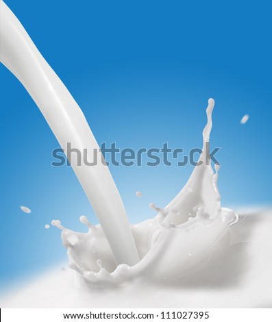 Pouring Milk Splash