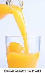 Pouring Orange Juice