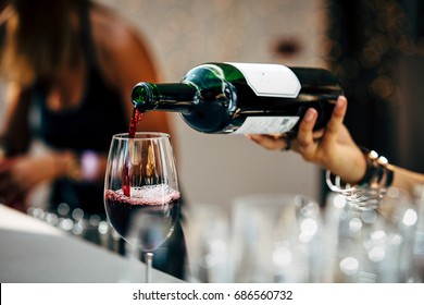 Pouring Red Wine