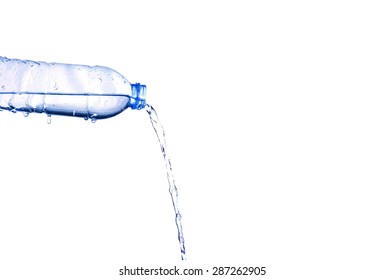 Pouring Water From Bottle