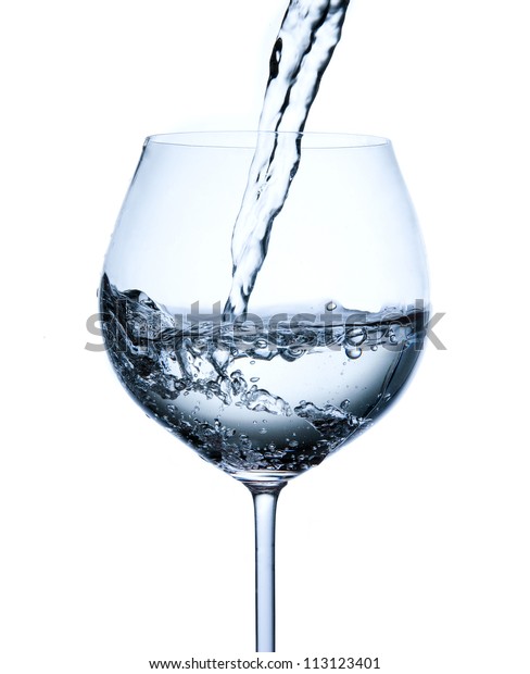 Pouring Water Into Glass Stock Photo 113123401 | Shutterstock