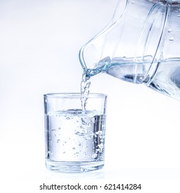 Pouring Water Pitcher Into Glass Stock Photo 621414284 | Shutterstock