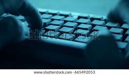 POV hacker cyber attack