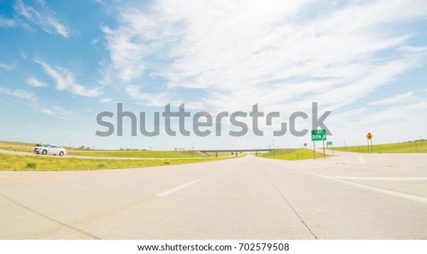 POV point of view - Traveling East on Interstate\
Highway 70.
